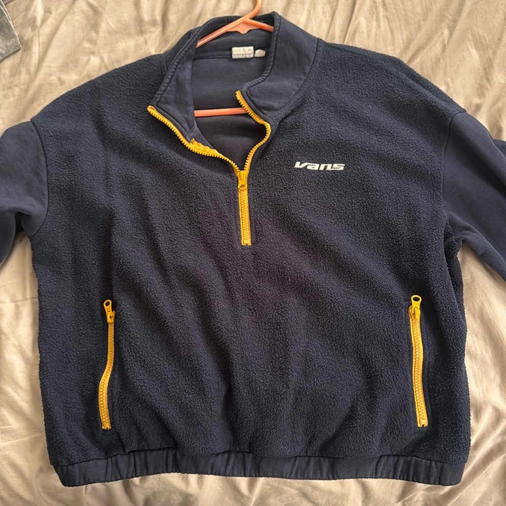 Vans crop half zip